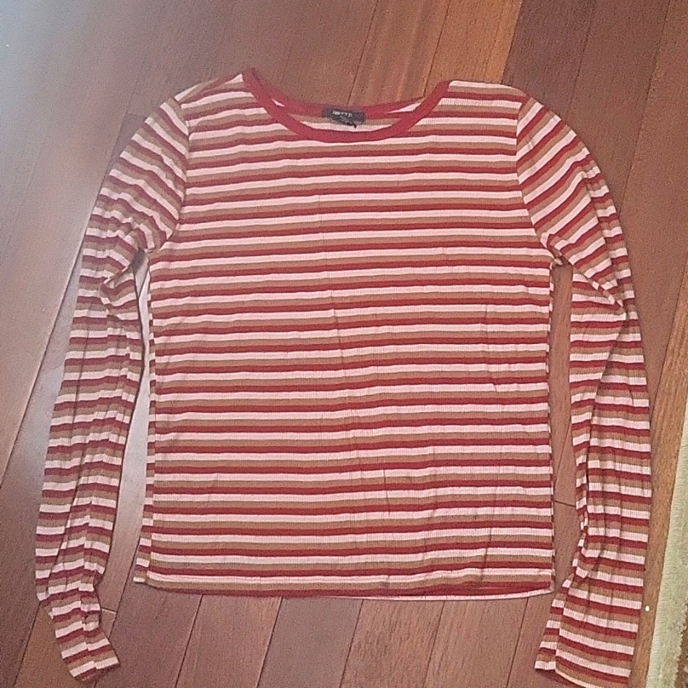 Forever 21 Super Soft Stripey Long Sleeve Shirt